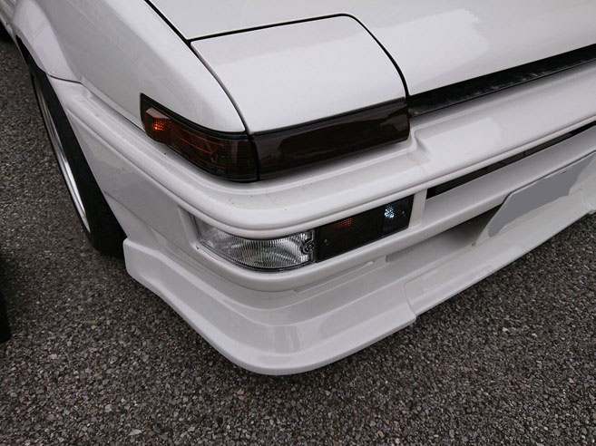 RSハラダ製 AE86トレノ後期用 スモークウィンカーレンズ