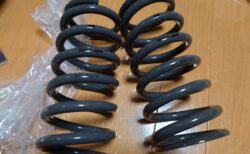 AE86 フロントスプリング交換 HALsprings ハルスプリング 低反発 6kg 203mm